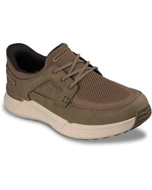 Skechers Hands Free Slipins Relaxed Fit Toliver Vito Slipon Sneaker - Brown