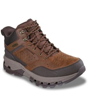 Skechers Hands Free Slipins Relaxed Fit Glidestep Randell Brecken Hiking Boot - Brown
