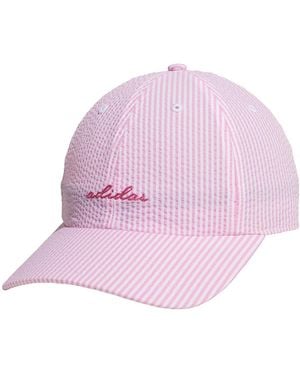 adidas Seersucker Baseball Cap - Pink