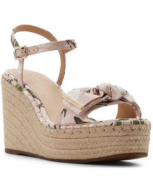 Ted Baker Gia Wedge Sandal - Metallic