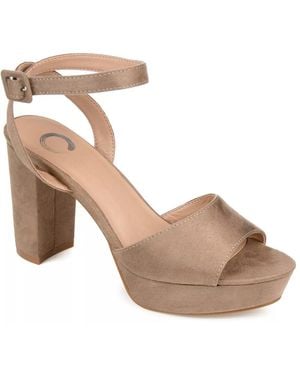 Journee Collection Nairri Platform Sandal - Multicolor