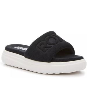 Roxy Gelato Platform Slide Sandal - Black