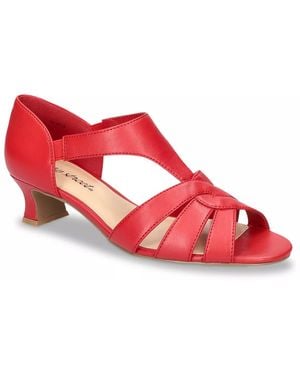 Easy Street Essie Sandal - Red
