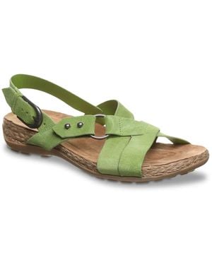 BEARPAW Cady Espadrille Sandal - Green