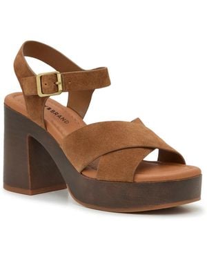 Lucky Brand Calby Platform Sandal - Brown