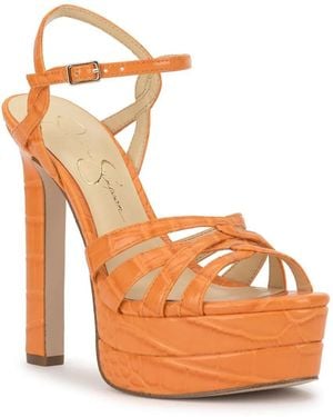 Jessica Simpson Itzari Platform Sandal - Orange