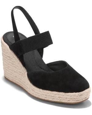 Cole Haan Kenna Espadrille Wedge Sandal - Black