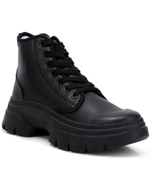 LONDON RAG Roxane Combat Boot - Black
