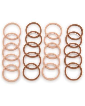 Kitsch Recycled Nylon Hair Tie Set 20 Ct - Black