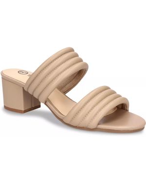 Bella Vita Georgette Slide Sandal - Natural
