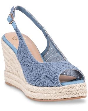 Gc Shoes Bowery Espadrille Wedge Sandal - Blue