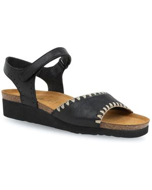 Naot Luna Wedge Sandal - Black