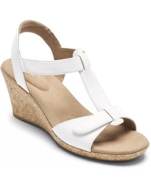 Rockport Blanca Wedge Sandal - White