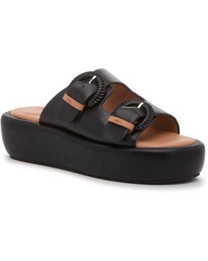 Gentle Souls Theresa Platform Sandal - Black