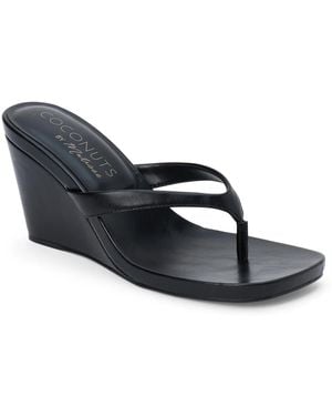 Matisse Murphy Wedge Sandal - Blue