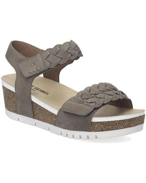 Josef Seibel Quinn 22 Wedge Sandal - Metallic