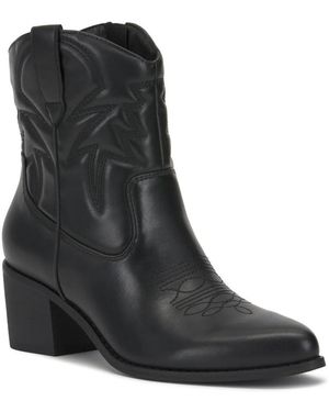 Crown Vintage Avery Western Bootie - Black