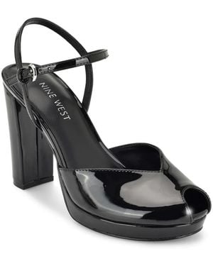 Nine West Elanna Platform Pump - Black