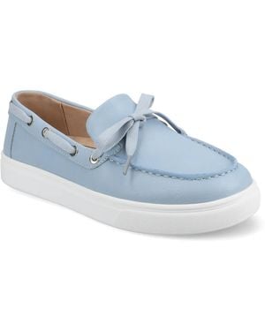Journee Collection Annamaria Boat Shoe - Blue
