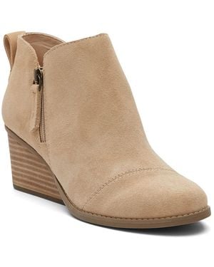 TOMS Goldie Wedge Bootie - Black