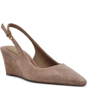 Anne Klein Cookie Wedge Pump - Brown