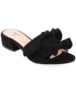 Journee Collection Sabica Sandal - Black