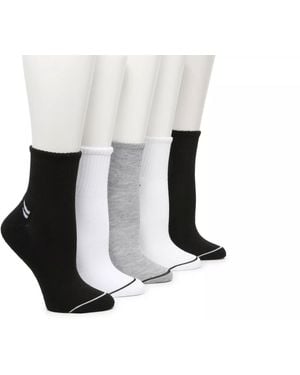Mix No 6 Athletic Ankle Socks 5 Pack - Black