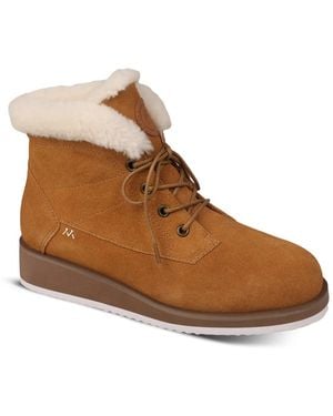 Mykos Demi Wedge Bootie - Brown