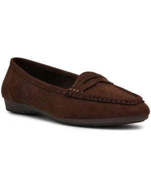 Anne Klein Carson Loafer - Brown