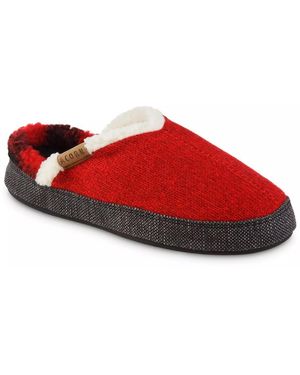 Acorn Madison Hoodback Slipper - Red