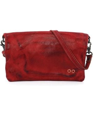 Bed Stu Cadence Leather Crossbody Bag - Red