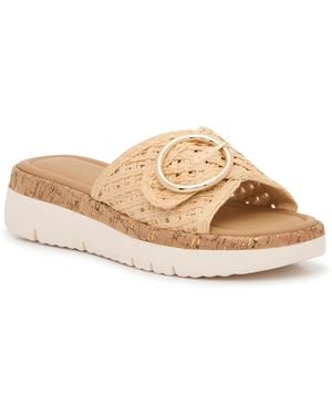 Kelly & Katie Pevola Wedge Sandal - Natural