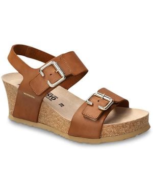 Mephisto Lissandra Wedge Sandal - Brown