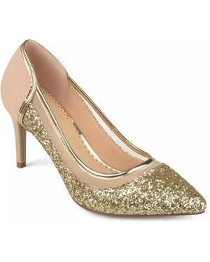 Journee Collection Kalani Pump - Metallic