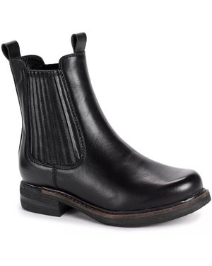 Lukees by Muk Luks Spike Madison Chelsea Boot - Black