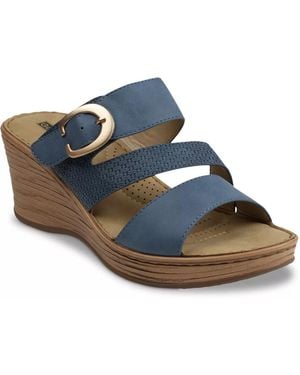 Good Choice Odalis Wedge Sandal - Blue