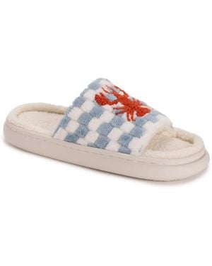 Muk Luks Marsai Slide Slipper - Blue