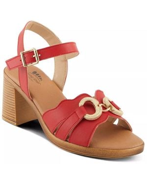Spring Step Sardinia Sandal - Red