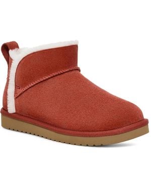 UGG Koola Ultra Mini ( Sand) Boots - Red