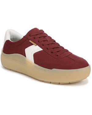 Dr. Scholls Time Off Win Platform Sneaker - Red