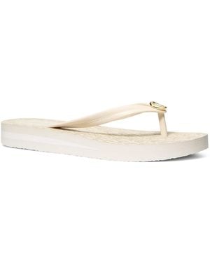MICHAEL Michael Kors Posie Flip Flop - White
