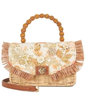 Dune Blooms Satchel - Metallic