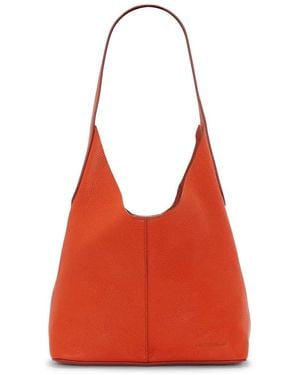 Lucky Brand Anny Leather Shoulder Bag - Red