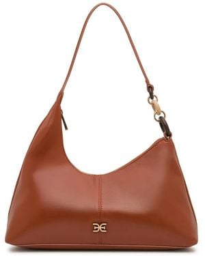 Sam Edelman Dakota Leather Shoulder Bag - Brown