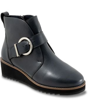 Trotters Wendi Wedge Bootie - Black