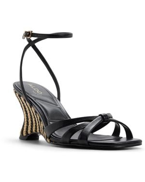 ALDO Ermanna Wedge Sandal - Black