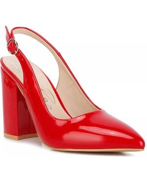 LONDON RAG Dalaney Pump - Red