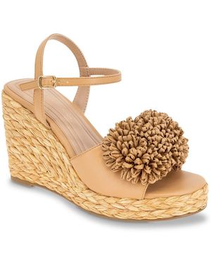 BCBGeneration Erika Wedge Sandal - Metallic