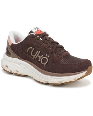 Ryka Wide Width Devotion X Max Classic Sneaker - Brown