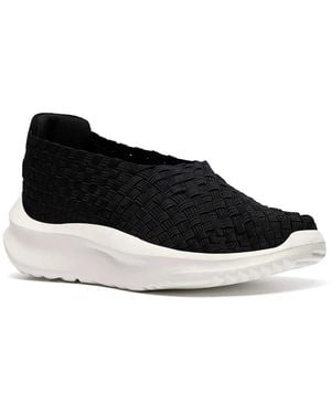 Clarks Cloudsteppers Solevana Weave Slipon - Black